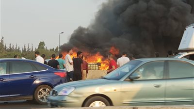 صورة| انفجار سيارة قرب منطقة التجمع الخامس