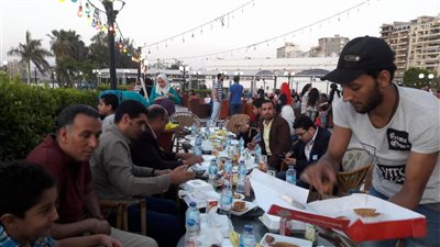 صور|جمعية إنماء مصر الخيرية تنظم إفطار جماعى بحضور الأيتام والأسر السورية بـ