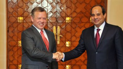 عاجل| السيسي والملك عبدالله الثاني يحرصان على تعزيز العلاقات الثنائية بين البلدين