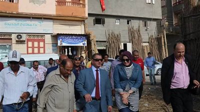 محافظ كفر الشيخ يتفقد موقع إنشاء سوق برج البرلس على مساحة 2682م2