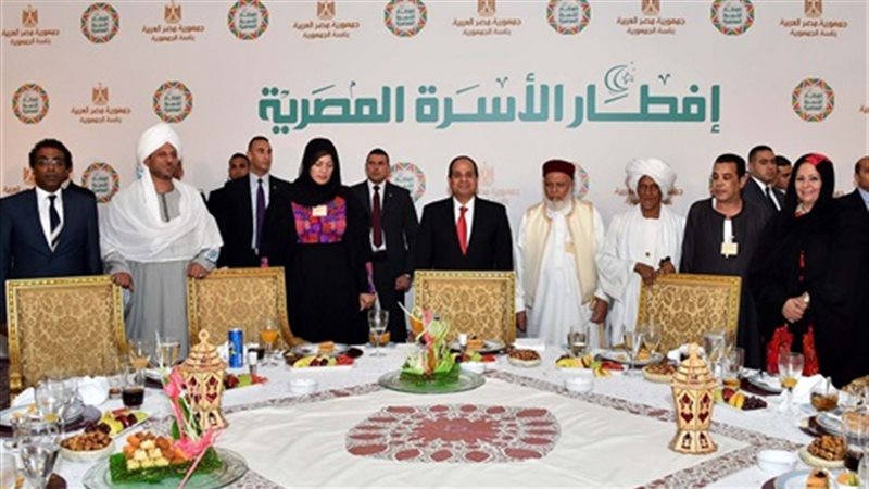 السيسي في حفل إفطار