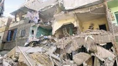 انهيار جزئي لعقار قديم في الإسكندرية دون إصابات