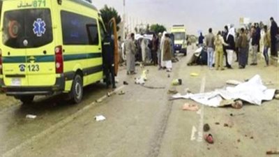 إصابة أثنان فى حادث سير بـ