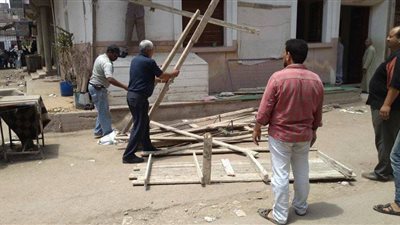 صور| حملة لإزالة الإشغالات بـ