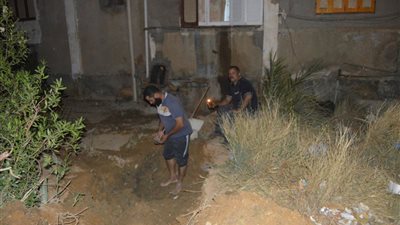 صور| إصلاح وإحلال وتجديد 7 خطوط مياه شرب بـ