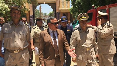 صور| مدير أمن سوهاج يتفقد الخدمات الأمنية بدير الأنبا يسي بـ