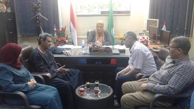 صور| حل أزمة انقطاع المياة فى ١٢عزبة بـ