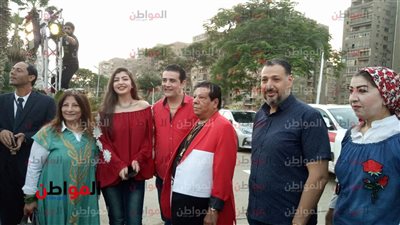 صور| شعبان عبد الرحيم يصل احتفالية الأيتام في الحديقة الدولية
