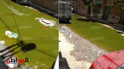 أهالي شارع الملك الصالح يستغيثون من طفح مياه المجاري بـ