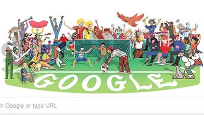 جوجل يحتفل بانطلاق مونديال روسيا 2018 