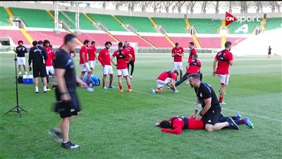 الأرصاد الجوية فى روسيا تتوقع سقوط أمطار على تدريب المنتخب المصري