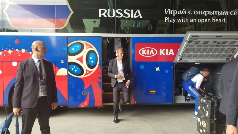 وصول منتخب روسيا