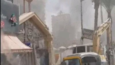 السيطرة على حريق فى نادى بـ