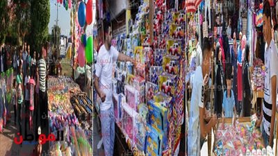 صور| قبل عيد الفطر 2018 الإقبال على شراء الألعاب بـ 