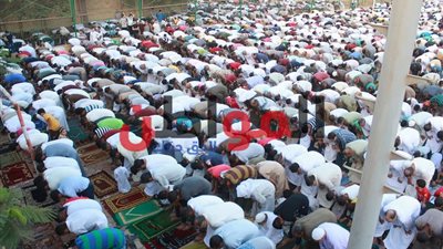 صور| صلاة العيد في ميدان الجيزة احتفالاً بـ عيد الفطر 2018