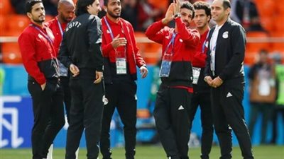 الفراعنة في المونديال| صور تذكارية للاعبي منتخب مصر قبل مواجهة الأوروجواي