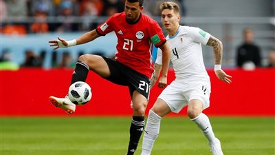 صور.. مباراة مصر والأوروجواي في مونديال روسيا 2018