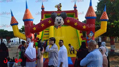 صور| اقبال أهالي كفر الشيخ على الحدائق والمتنزهات احتفالا بـ عيد الفطر 2018 