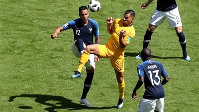 كأس العالم 2018.. التعادل السلبي لا يزال يسيطر على أول ربع ساعة بين فرنسا وأستراليا