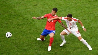 كوستاريكا تهدر فرصة هدف أمام صربيا في كأس العالم 2018