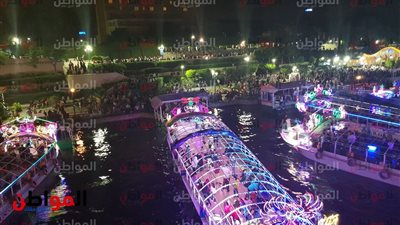 فيديو | إقبال كثيف على المراكب النيلية في ثالث أيام العيد