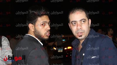 صور| محمد شاهين وحسام فارس في عزاء ماهر عصام بالمهندسين