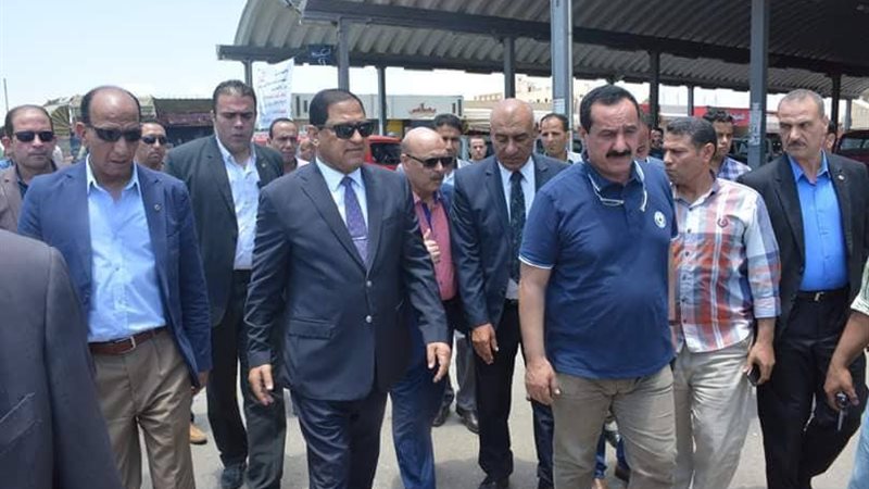 محافظ الغربية  يتابع