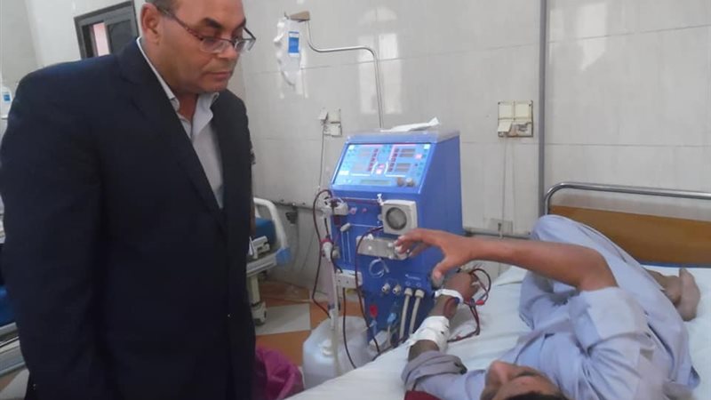 رئيس مركز طهطا يتفقد