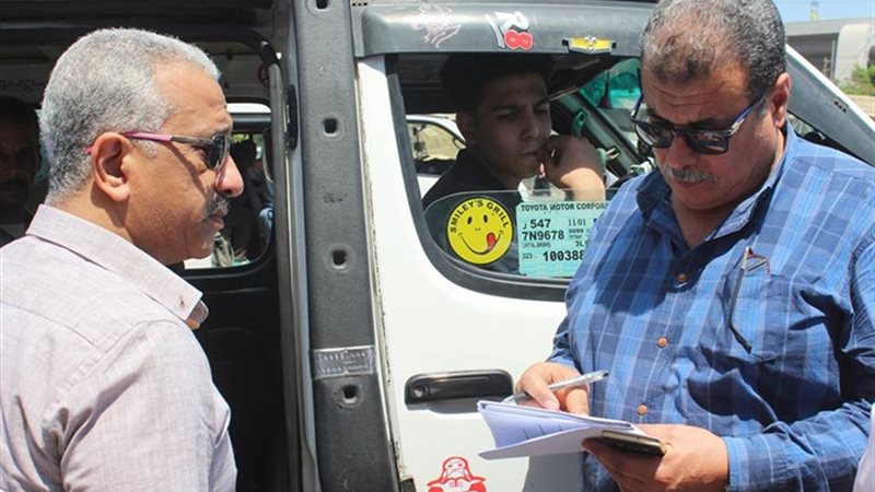 ضبط سائق سرفيس بالداقهلية