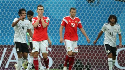  فيديو.. تعادل سلبي بين مصر وروسيا بعد مرور 30 دقيقة 