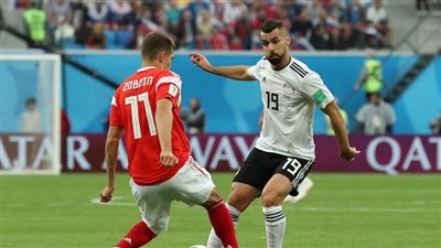يلا شوت بث مباشر مشاهدة الشوط الثاني من مباراة مصر وروسيا 