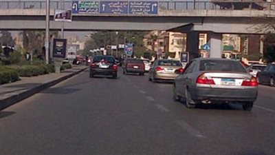 تعرف على الحالة المرورية في شوارع الهرم