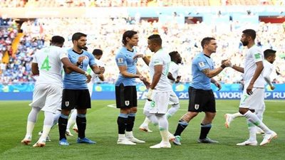 أرقام مباراة الأوروجواى والسعودية