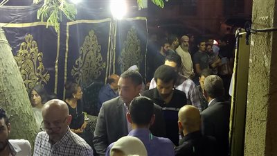 صور| الألم والحزن يخيم على حضور عزاء الراحل سيد البحراوي بالتحرير