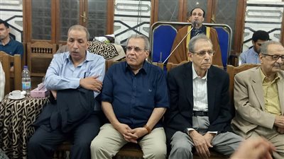 صور| توافد النقاد والمثقفين على عزاء الراحل سيد البحراوي