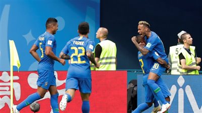 البرازيل يضمن مقعده في دور الستة عشر من كأس العالم 2018