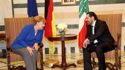 ميركل من بيروت: الوضع الحالي في سوريا لا يسمح بعودة اللاجئين