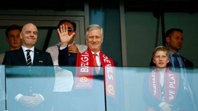 حاكم بلجيكا يحضر مباراة فريقه أمام تونس في مونديال روسيا2018