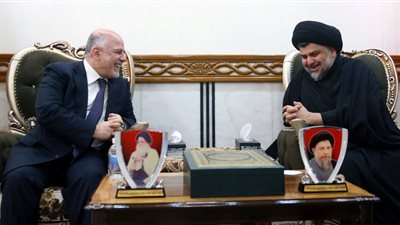 العبادي ومقتدى الصدر يعلنان تحالف كتلتي 