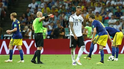 بواتينج يحصد ثاني بطاقة حمراء في مونديال روسيا