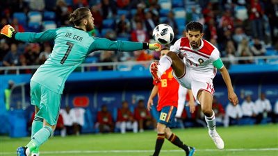 كأس العالم 2018.. التعادل الإيجابي مستمر بين المغرب وإسبانيا بعد مرور 60 دقيقة