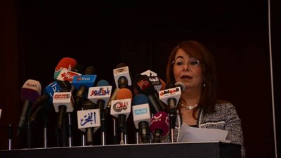 صور.. غادة والى: الدراما الرمضانية المؤثر الأول على الشعب المصري