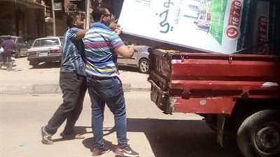 صور.. حملة إشغالات مكبرة بحي غرب المنصورة