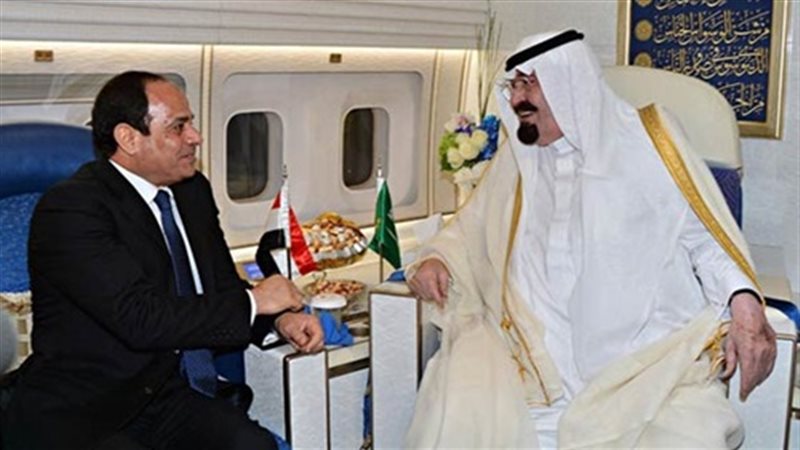 الملك عبدالله والرئيس