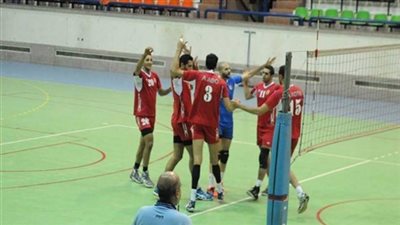 لاعب طائرة الأهلي يواصل أداء العلاج الطبيعي