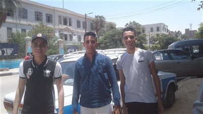 صور| طلاب ثانوية 2018 ببني سويف: الجغرافيا كانت زي الفل