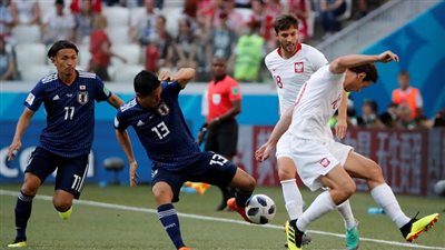 التعادل السلبي يسيطر علي مباراة بولندا واليابان 