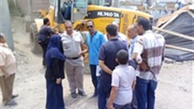 صور| إزالة تعديات على الأراضى الزراعية بمدينة بلقاس فى الدقهلية