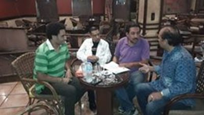 صور| محمد شرف يوقع عقد فيلم 