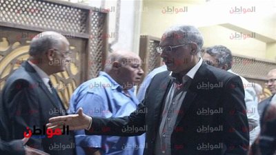 جمال علام يقدم واجب العزاء لأسرة عبد الرحيم محمد